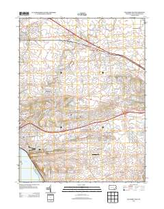 2013 Map of Columbia East, 2013 Print