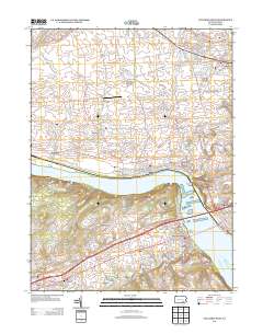 2013 Map of Columbia West, 2013 Print