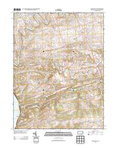 2013 Map of Conestoga, 2013 Print