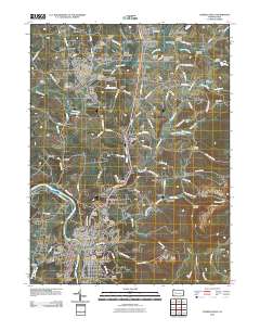 2010 Map of Connellsville, 2010 Print