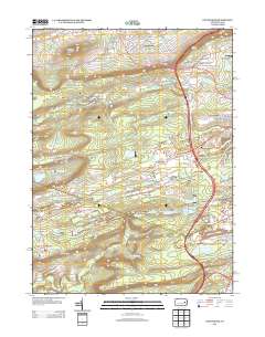 2013 Map of Conyngham, 2013 Print