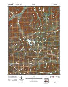 2010 Map of Crooked Creek, 2010 Print