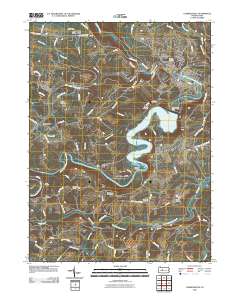2010 Map of Curwensville, 2010 Print