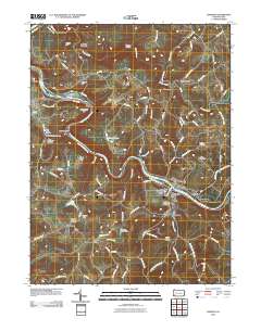 2010 Map of Dawson, 2010 Print