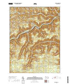 2019 Map of Dents Run, 2019 Print