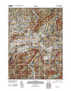 2011 Map of Easton, 2011 Print