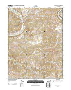 2013 Map of Fayette City, 2013 Print