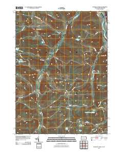 2010 Map of Franklin Forks, 2010 Print
