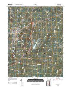 2010 Map of Gettysburg, 2010 Print