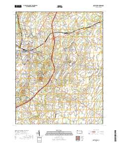 2019 Map of Gettysburg, 2019 Print