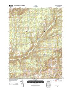 2013 Map of Gleason, 2013 Print