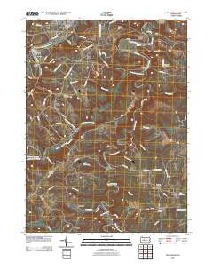 2010 Map of Glen Richey, 2010 Print