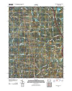 2010 Map of Harlansburg, 2010 Print