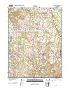 2013 Map of Harlansburg, 2013 Print