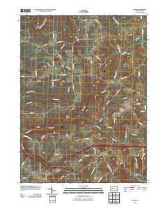 2010 Map of Hazen, 2010 Print