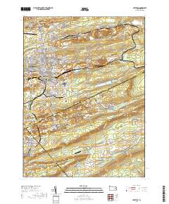 2019 Map of Hazleton, 2019 Print