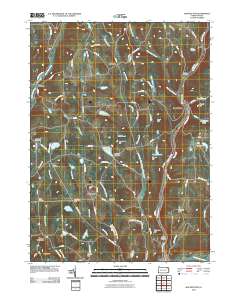 2010 Map of Hop Bottom, 2010 Print