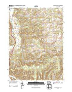 2013 Map of Jackson Summit, 2013 Print