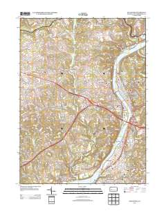 2013 Map of Kittanning, 2013 Print