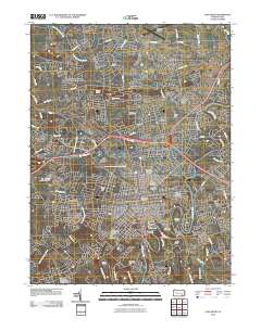 2010 Map of Lancaster, 2010 Print