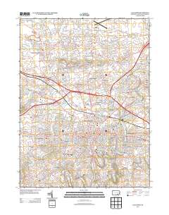 2013 Map of Lancaster, 2013 Print