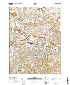 2019 Map of Lancaster, 2019 Print