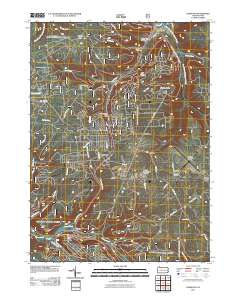 2011 Map of Lewis Run, 2011 Print