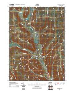 2010 Map of Lottsville, 2010 Print