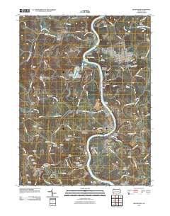 2010 Map of Masontown, 2010 Print