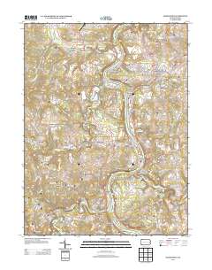 2013 Map of Masontown, 2013 Print