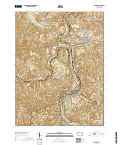 2019 Map of Masontown, 2019 Print