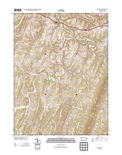 2013 Map of Mench, 2013 Print