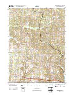 2013 Map of Mount Chestnut, 2013 Print