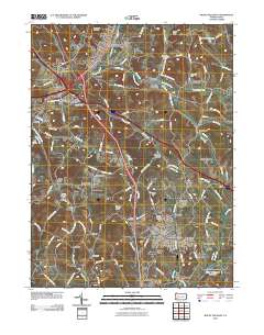 2010 Map of Mount Pleasant, 2010 Print