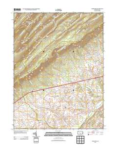 2013 Map of Newburg, 2013 Print