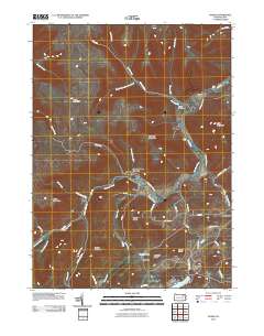 2010 Map of Noxen, 2010 Print