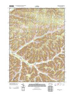 2013 Map of Oswayo, 2013 Print