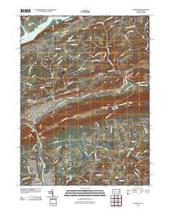 2010 Map of Palmerton, 2010 Print