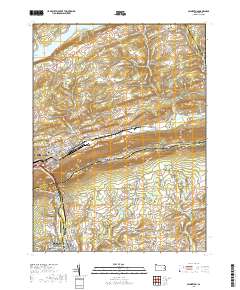 2019 Map of Palmerton, 2019 Print