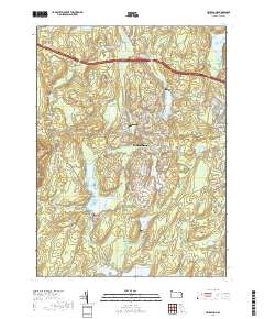 2019 Map of Pecks Pond, 2019 Print