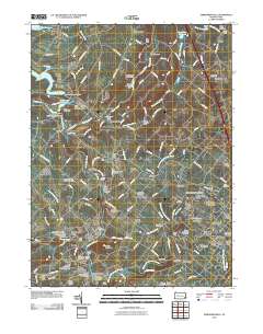 2010 Map of Perkiomenville, 2010 Print