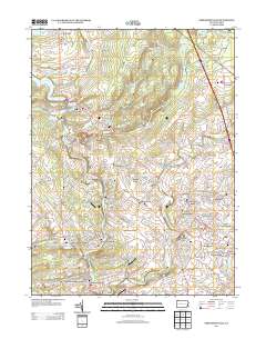 2013 Map of Perkiomenville, 2013 Print