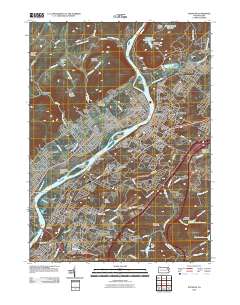 2010 Map of Pittston, 2010 Print