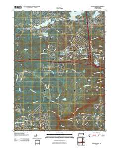 2010 Map of Pocono Pines, 2010 Print