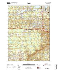 2019 Map of Pocono Pines, 2019 Print