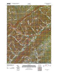 2010 Map of Port Matilda, 2010 Print
