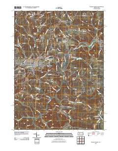2010 Map of Punxsutawney, 2010 Print
