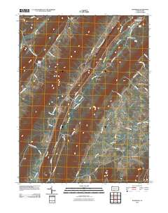 2010 Map of Rainsburg, 2010 Print