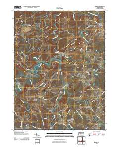 2010 Map of Ramey, 2010 Print