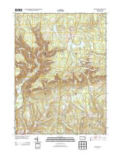 2013 Map of Red Rock, 2013 Print